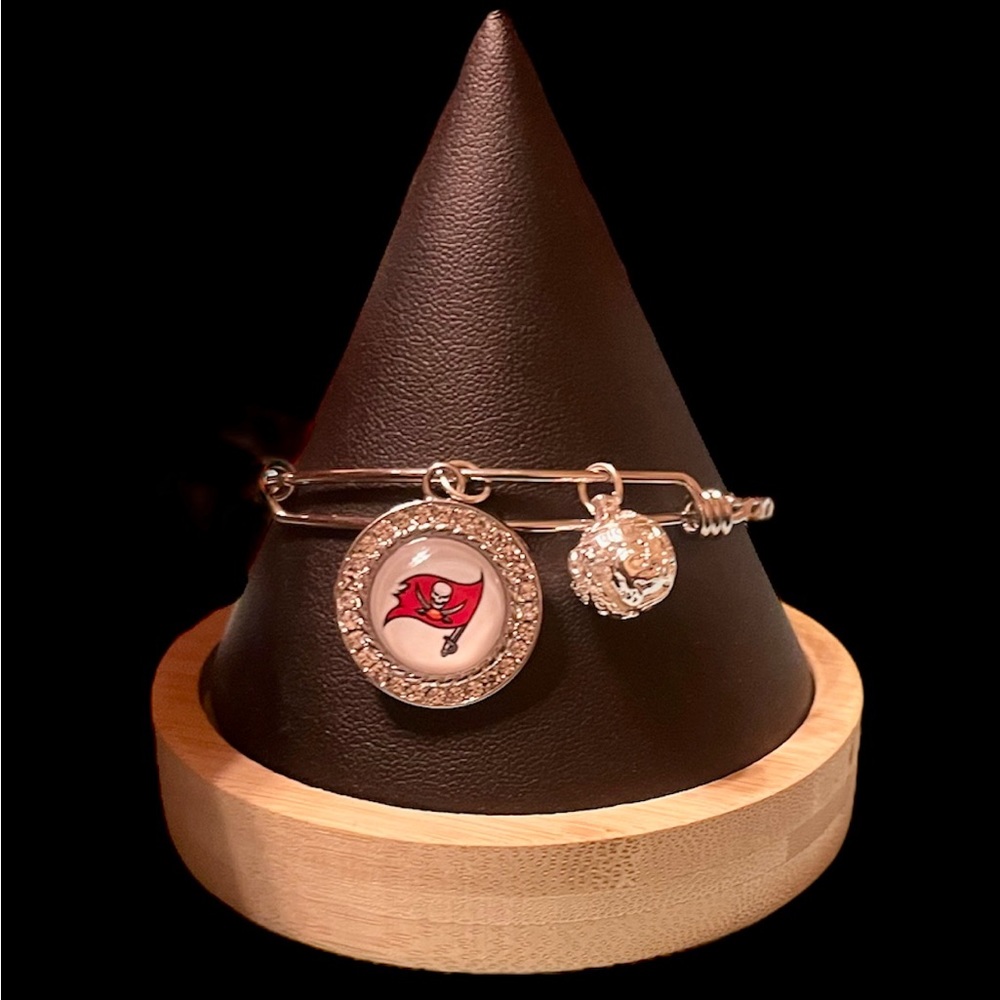 COPY - Charm Bracelet with NFL football, MLB baseball or College team charm